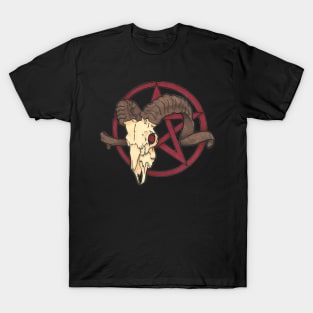 skull and pentagram T-Shirt